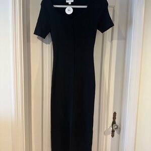 Chic Black Midi Dress